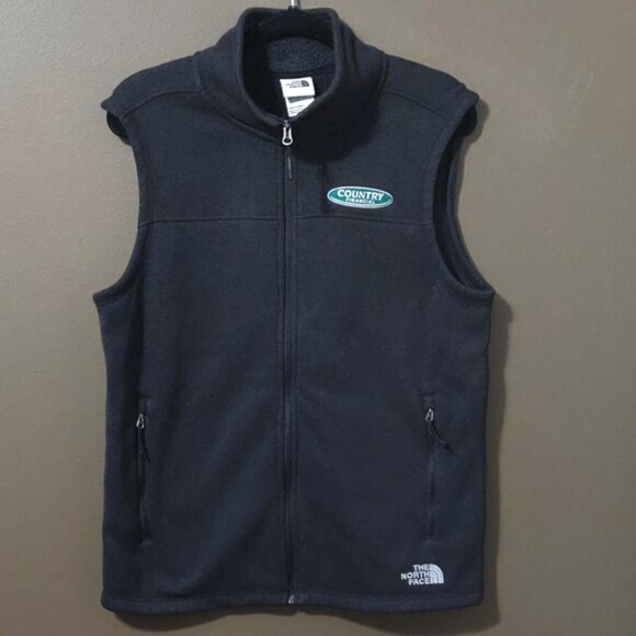 The North Face Men's Black Fleece Sweater Vest SIZE MEDIUM - Picture 1 of 5